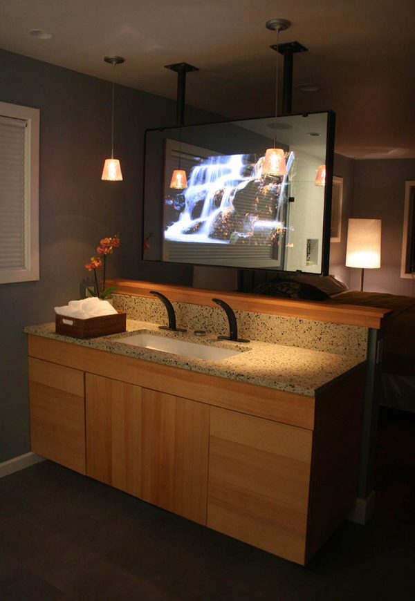 19" Vanity Mirror TV | Hidden Television